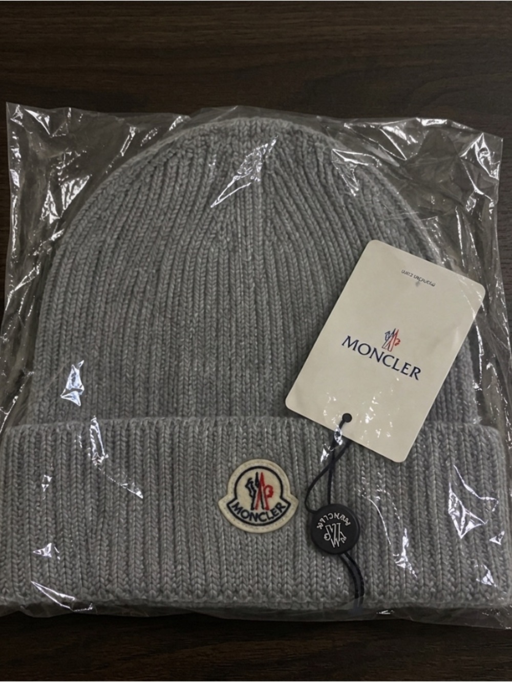 Moncler Gray Beanie